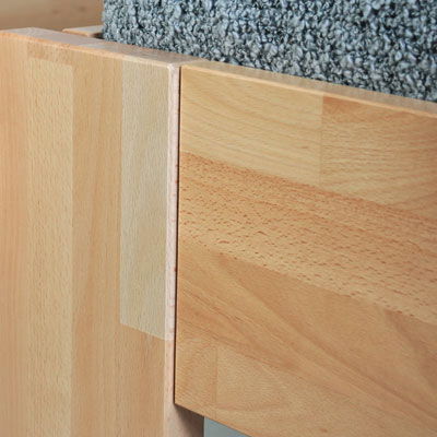 Jednolůžková postel 90 cm Lena (masiv)