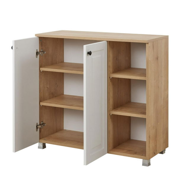 Příborník Tuvantille 18 (dub safírový + ořech)