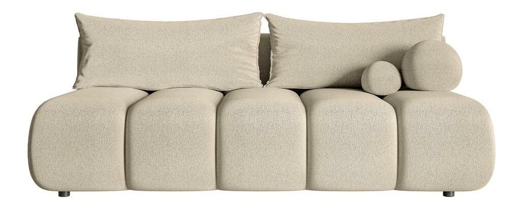 Pohovka třísedačka Didier mini (světlobéžová + černá)