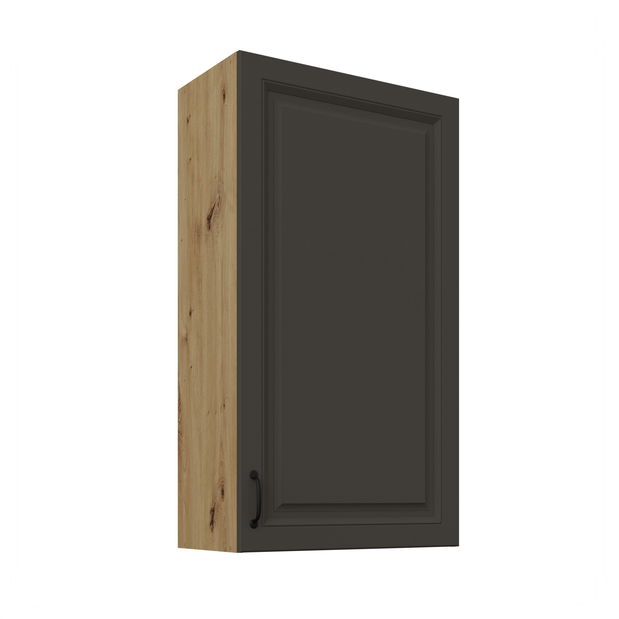 Horní kuchyňská skříňka Sheila 60 G 108 1F (korpus: dub artisan + fronta: grafit)