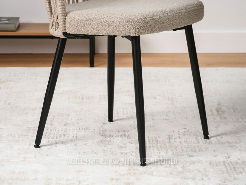 Židle Moen (béžová + černá)