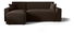 Rohová sedací souprava Mirage Bis Sed (tmavě hnědá) (L)