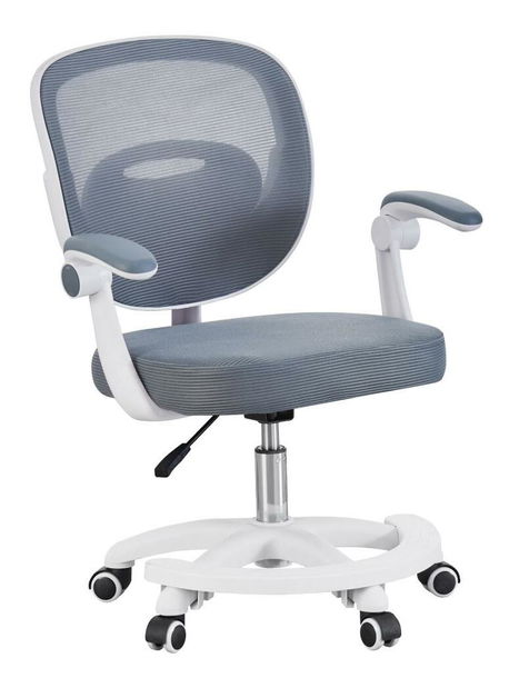 Kancelářská židle Trapani 2 (šedá + bílá)