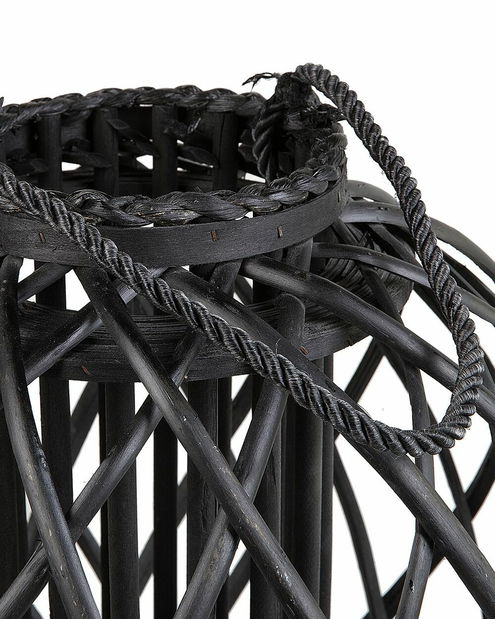 Prútenný lampion Sinop (černá)