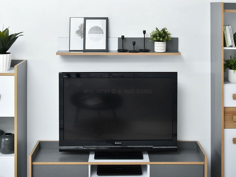 Obývací stěna Semivacias 04 (bílá)