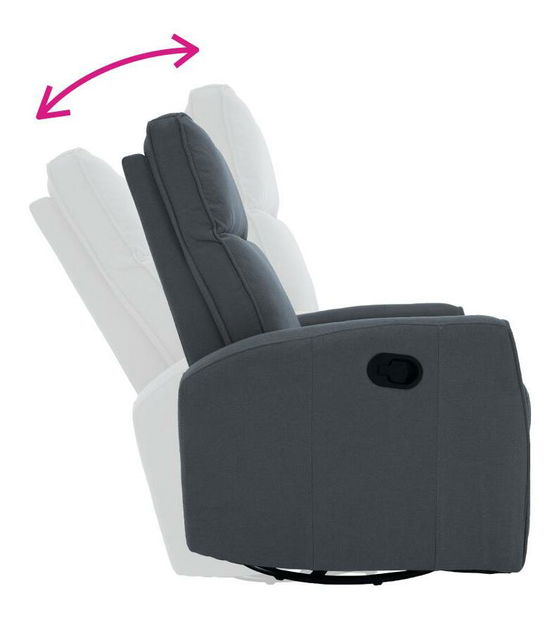 Křeslo Mako (šedá)