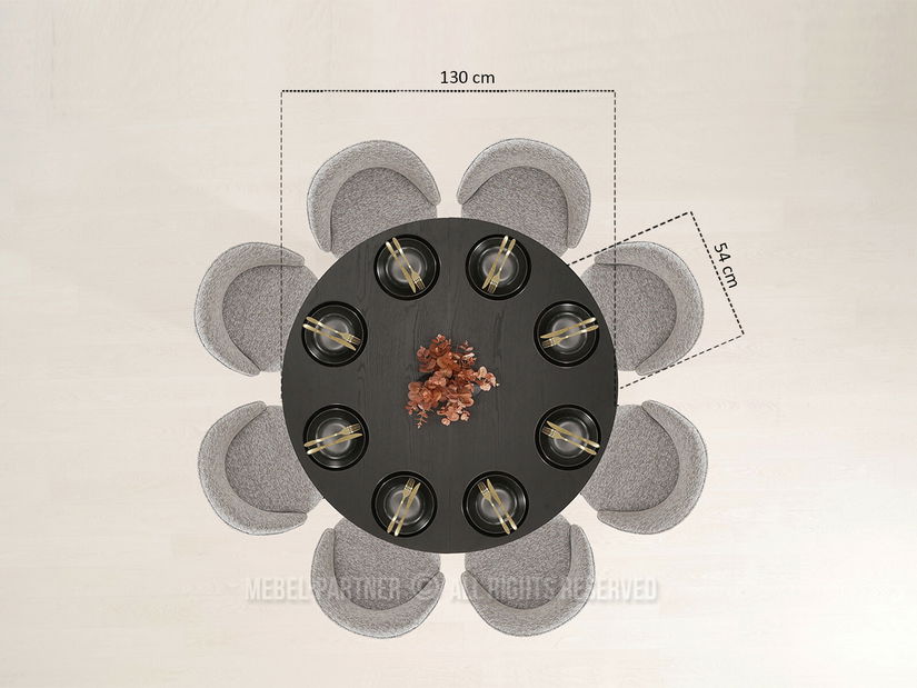 Jídelní stůl Conjuntos (černá)