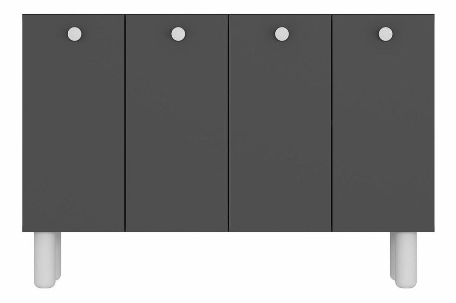 Skříňka Betí (bílá + černá)