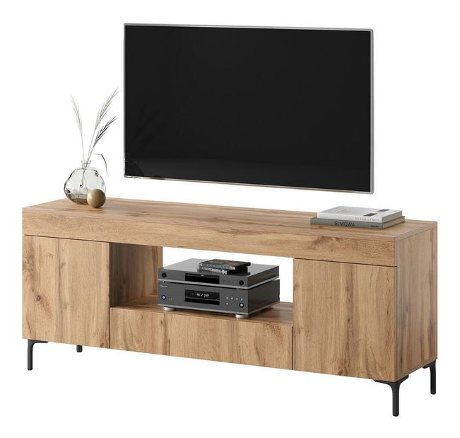 TV skříňka/stolek Giuseppo (s osvětlením) (dub lancaster)