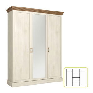 Šatní skříň Regnar S3D