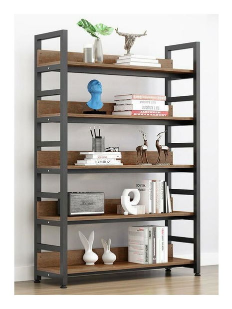 Regál Jandes 1 (dub tmavý + černá)