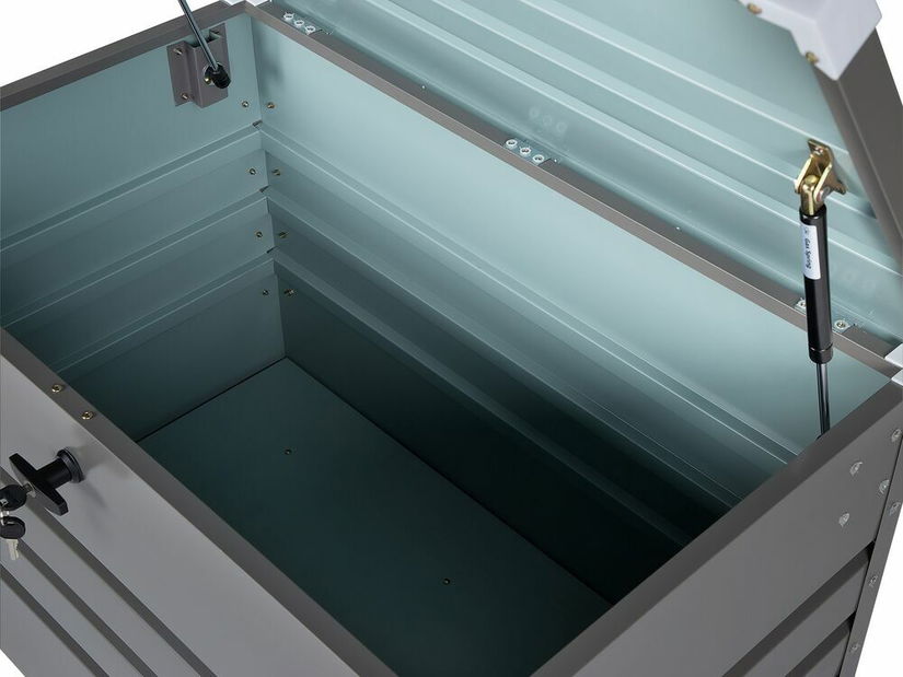 Úložný box 132x62 cm CEROSO (šedá)