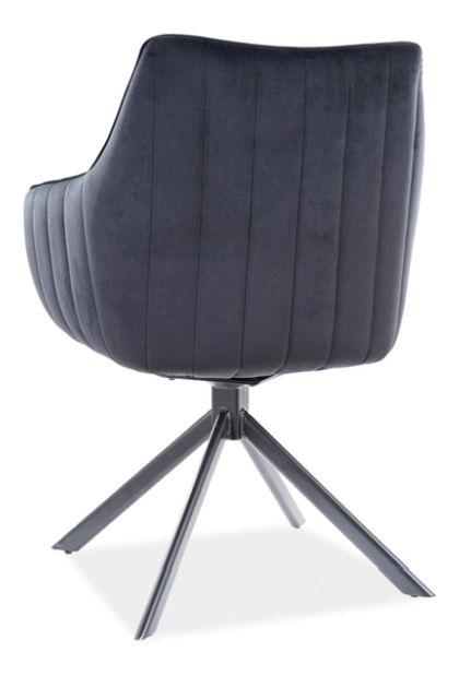 Jídelní židle Anastasia (černá + černá)