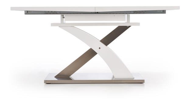 Jídelní stůl Sandor 1 (bílý lesklý) (pro 6 až 8 osob)