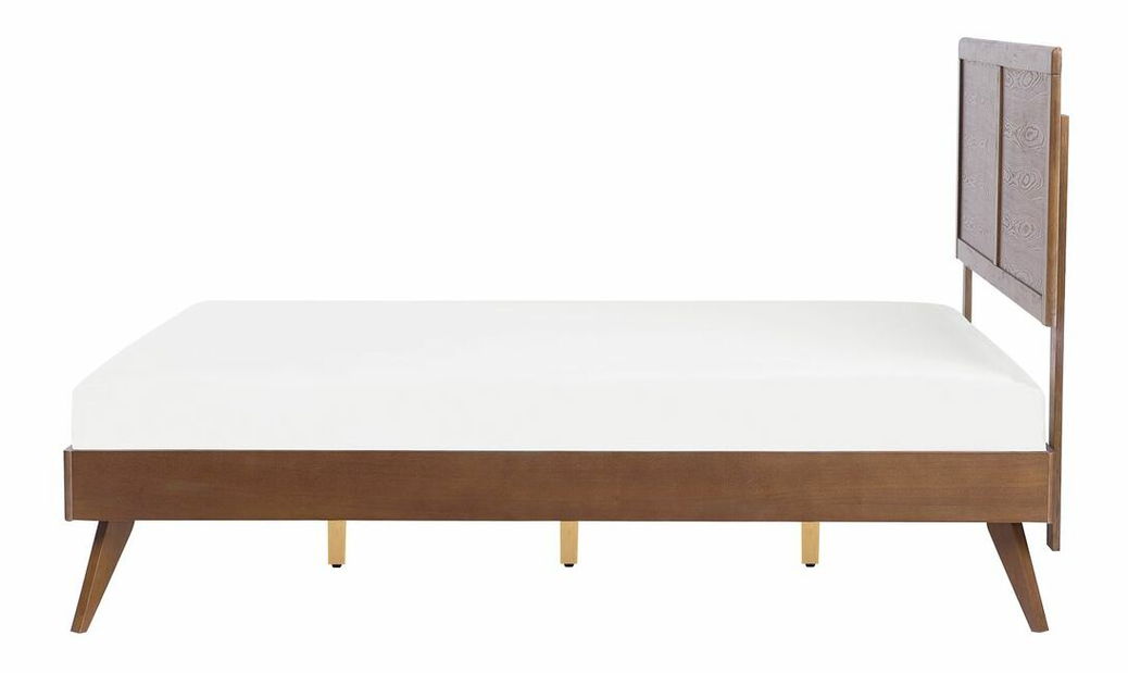 Manželská postel 180 cm ISTA (s roštem) (tmavé dřevo)