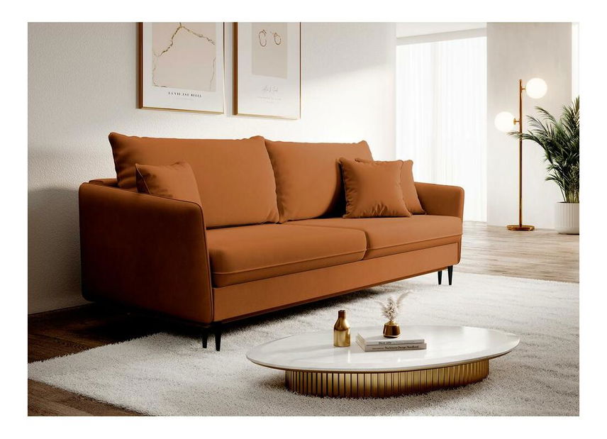 Pohovka trojsedačka Vivaldio (měděná + černá)