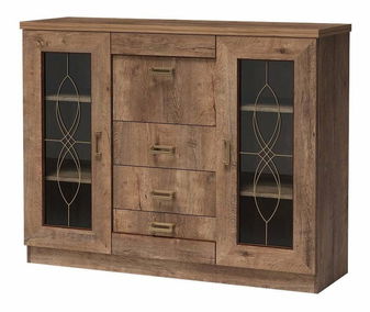 Vitrína Titanus 14 (dub lefkas)