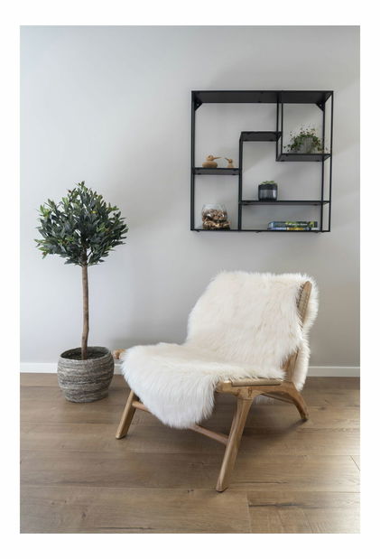 Umělá jehněčí kůže Ladoria 4 (slonovinová)