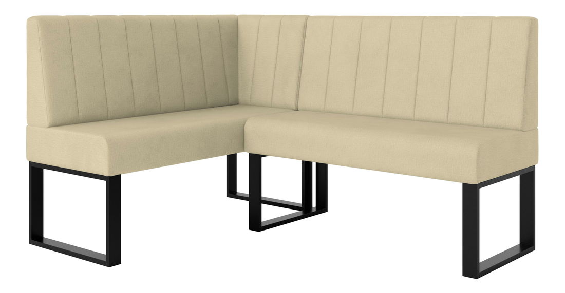 Rohová lavice Mondeo 130x170 (krémová) (L)