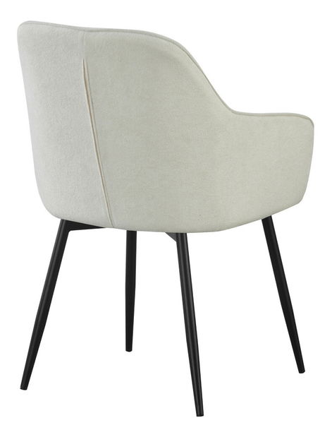 Designové křeslo Vajo (krémová)