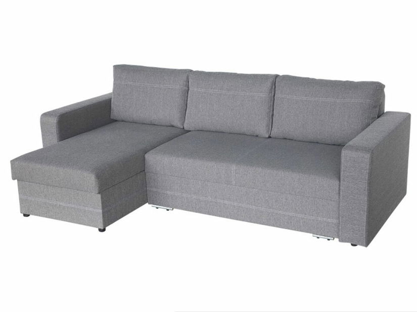 Rohová sedací souprava Aleksander šenil šedý (Portland 91) (L)