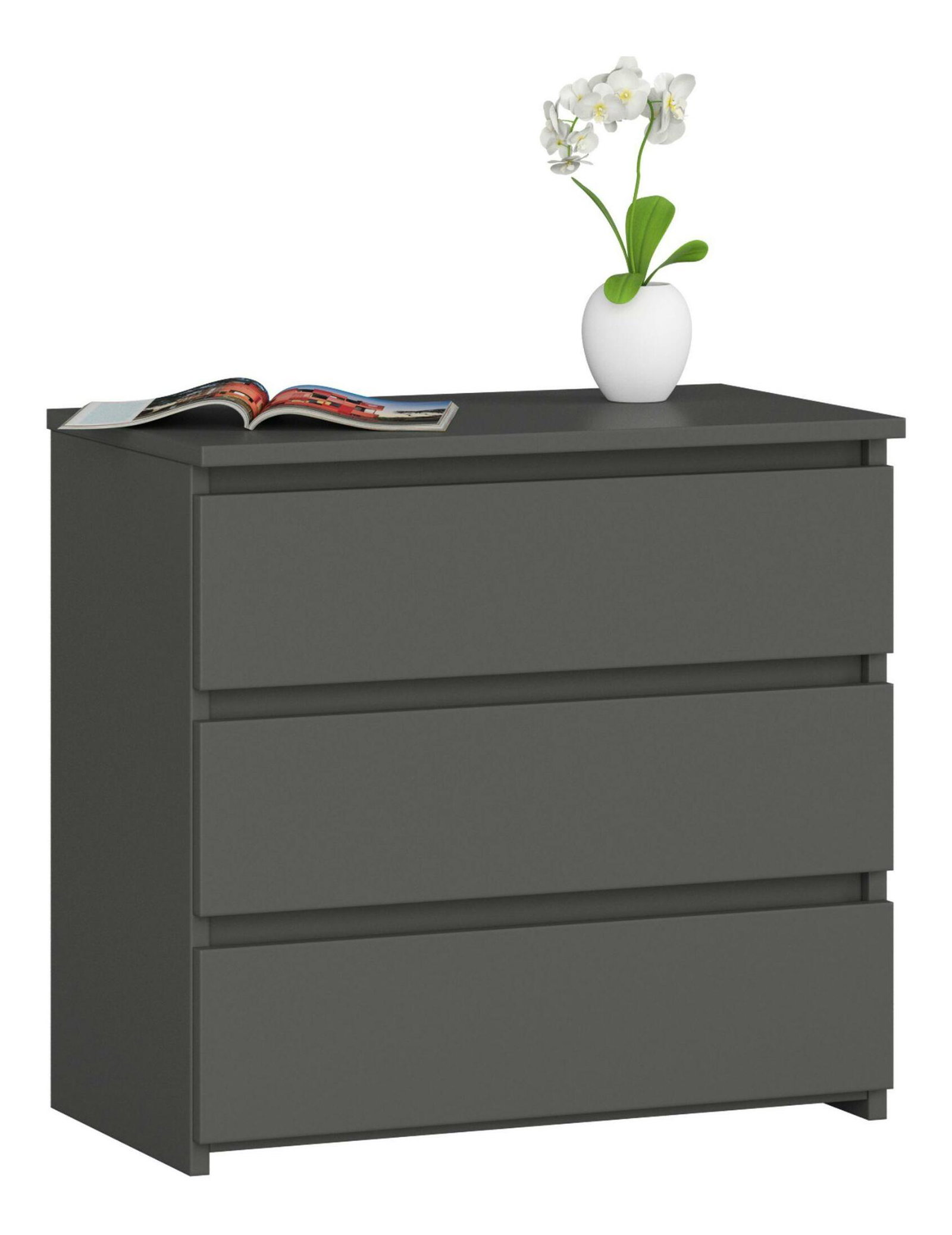 Komoda Cleania CL3 (šedý grafit)