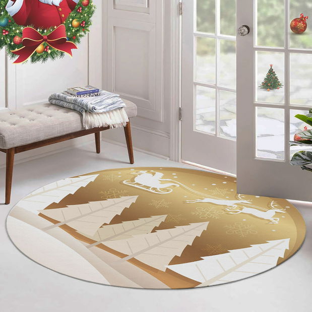 Koberec 120 cm Wopa (modrá)