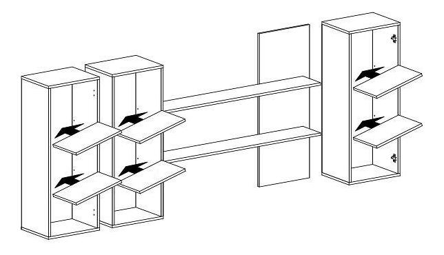 Obývací stěna Cassio New 2
