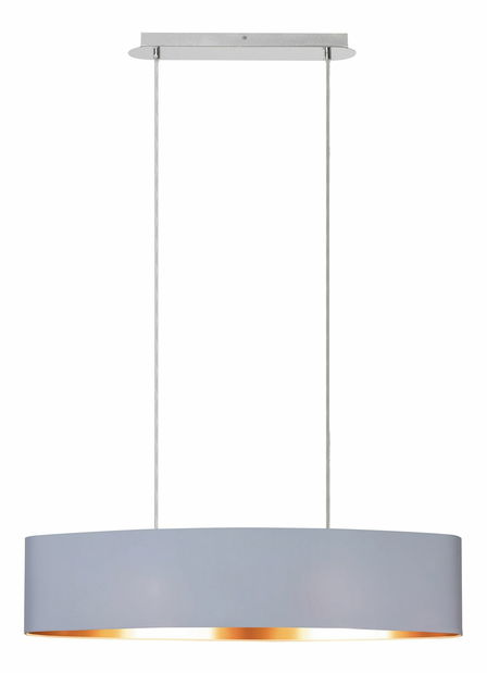 Závěsné svítidlo Monica 2532 (bílá + zlatá + chromová)