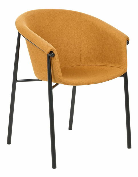 Set 2 ks jídelních židlí Anja (oranžová)