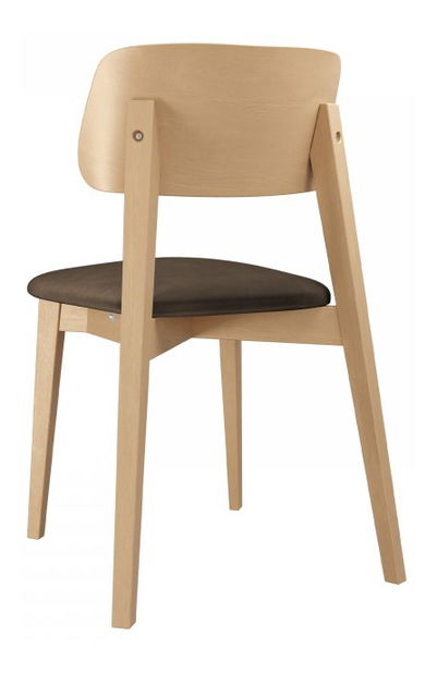 Jídelní židle KD 63 C (buk + hnědá)
