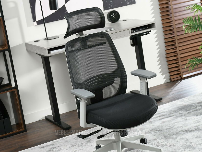 Kancelářské křeslo Largindo (černá + šedá)