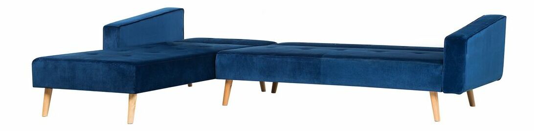 Rohová sedací souprava Vanto (modrá) (L)