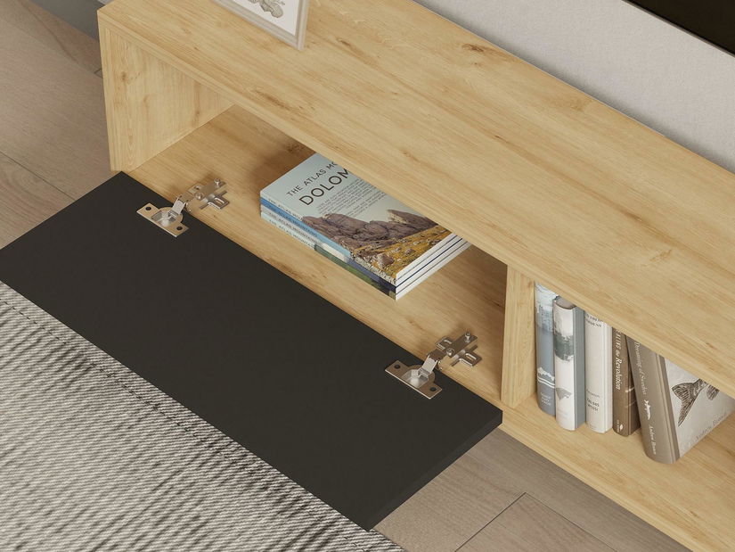 TV stolík/skříňka Dutudo Vipoba (antracit + dub)