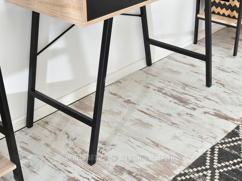 PC stolek Fallon (dub + černá)