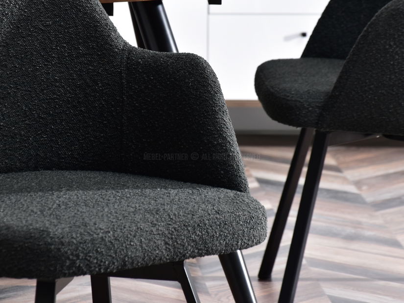 Jídelní židle Lejano (černá)