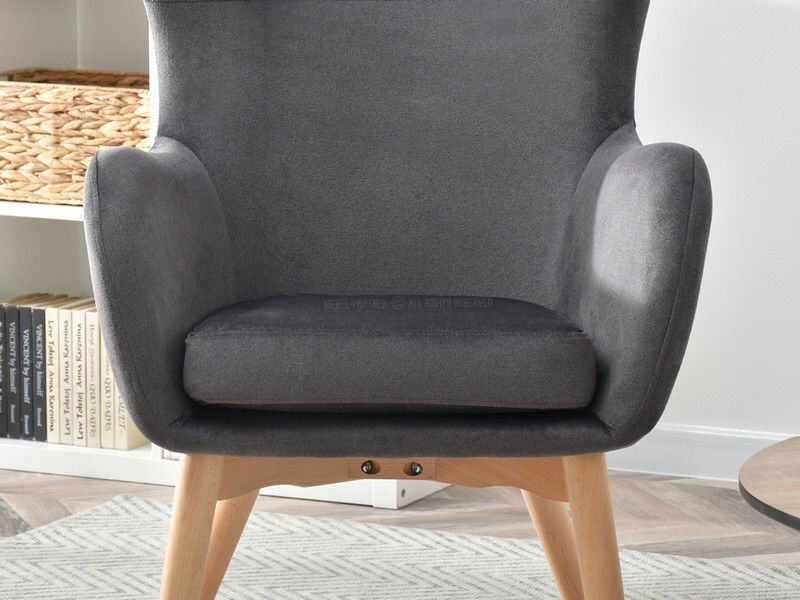 Křeslo Léto (grafit + černá)