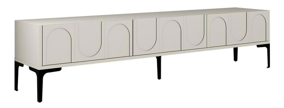 TV stolek/skříňka Bipemu 3 (krémová + černá)