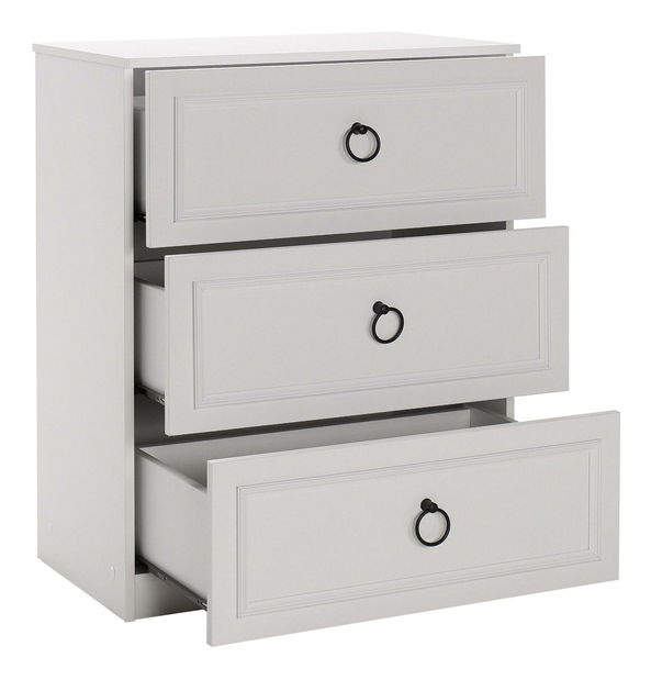 Komoda Nukela 3 (bílá)