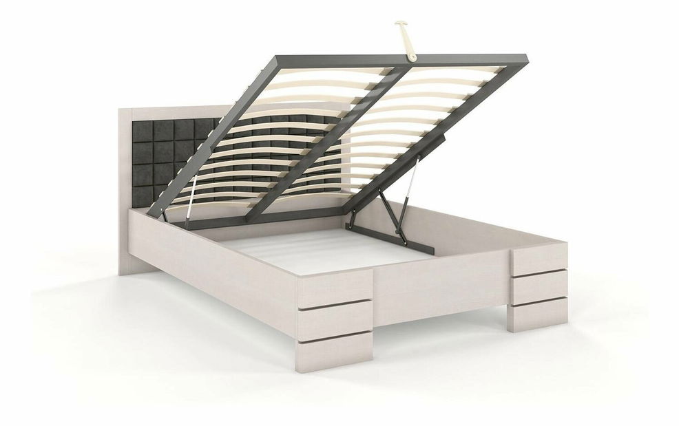 Manželská postel 180 cm Naturlig Storhamar High BC (borovice)