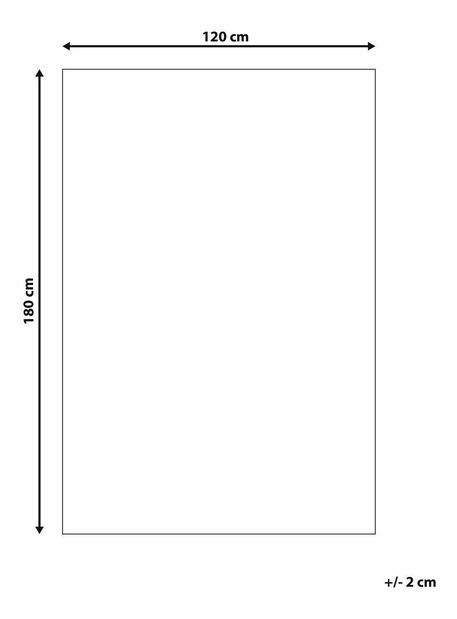 Koberec 180 cm Kota (žlutá)