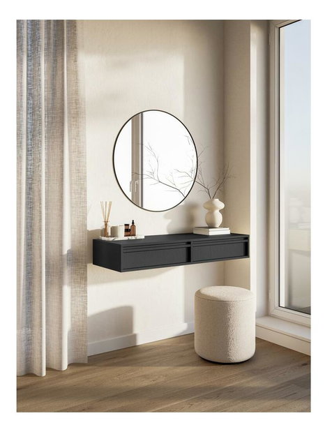 Toaletní stolek Evane E3 (černá)