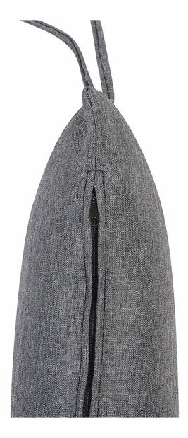 Závěsné křeslo TOLIO (polyratan) (šedá)