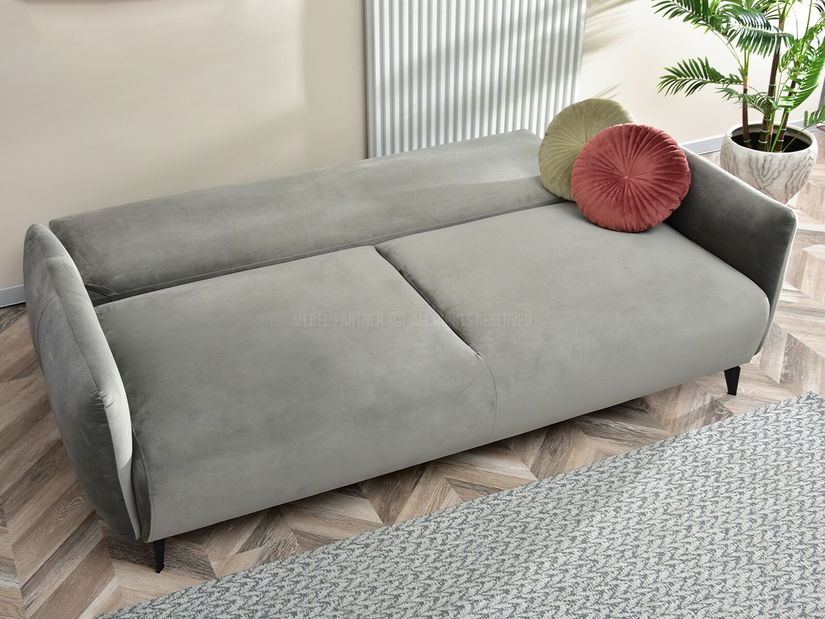 Pohovka dvousedačka Lasciare (šedá + černá)