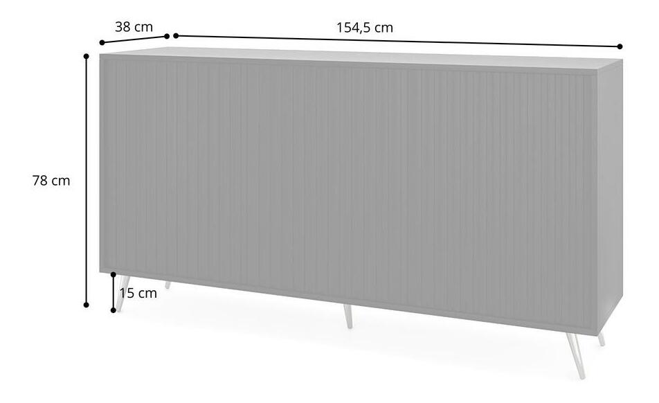Skříňka Biel B2 (černá + dub wotan) *výprodej