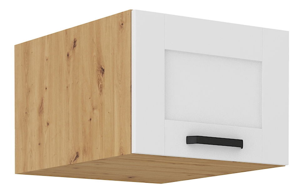 Horní skříňka Lesana 2 (bílá + dub artisan) 50 NAGU-36 1F 