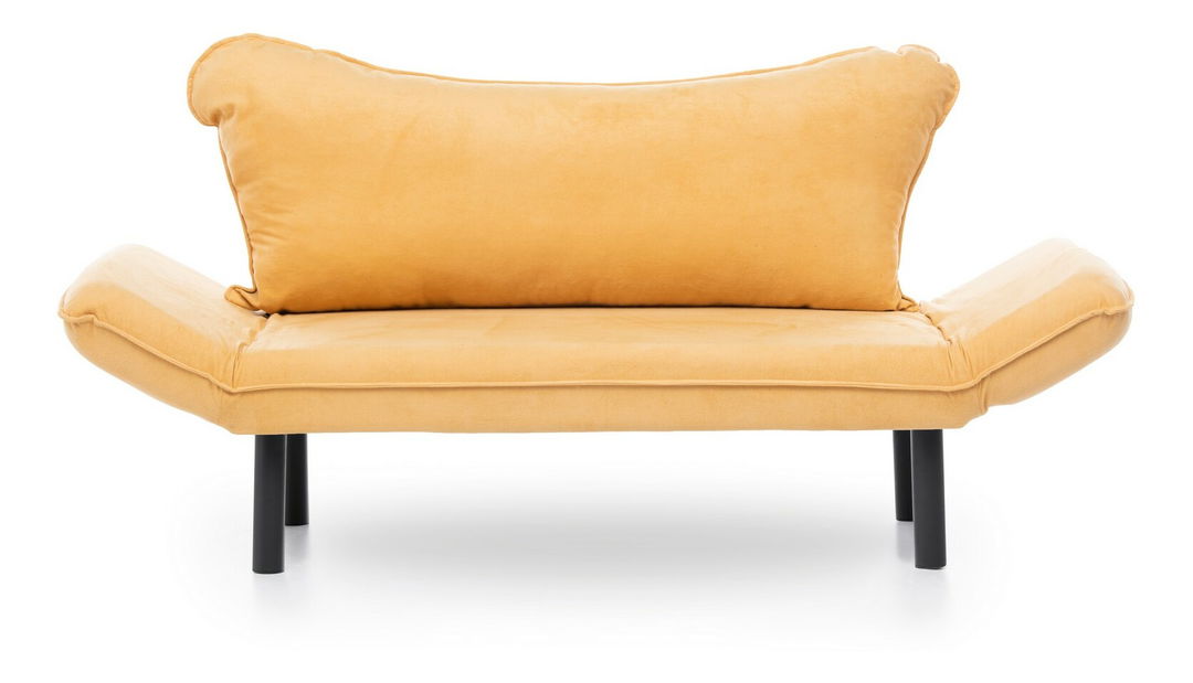 Rozkládací pohovka dvoused Chatty (hořčičná)