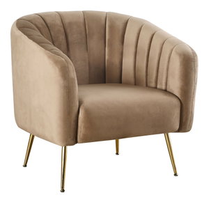 Designové křeslo Bagie (hnědá)