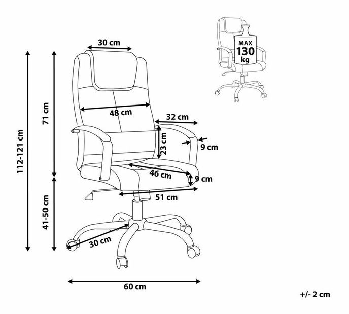 Kancelářská židle Win (béžová)