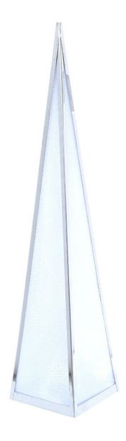 Vánoční jehlan s pohyblivým efektem 3D ohňostroje RXL 358 (chromová)